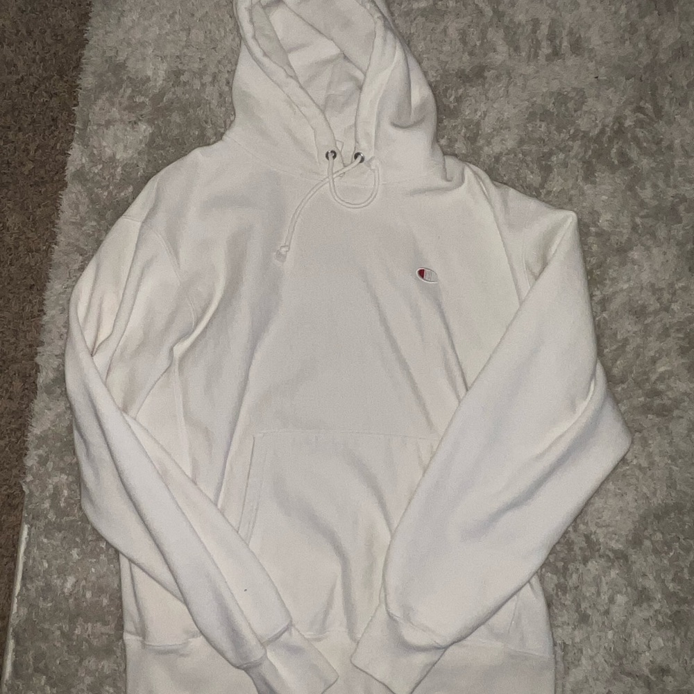 Champion Men's Classic White Hoodie